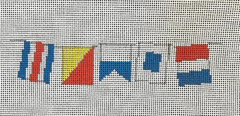 SF129 Coast Flags 6x3  18 Mesh Sara Fitz The Collection Designs