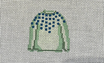 SF23A Pom Pom Sweater 2 x 2 18 Mesh Sara Fitz The Collection Designs