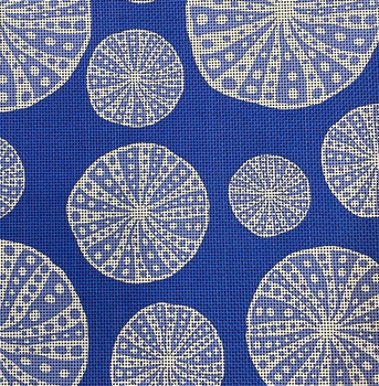 KN38A Blue Urchin 10 x 10 18 Mesh Katie Nelligan Design
