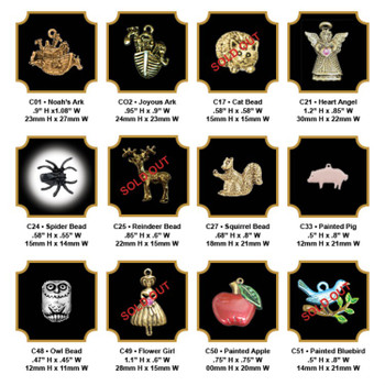 C21 Heart Angel 1.2" H x .85" W Just Nan Designs Top Right