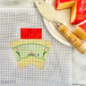 3D Wedge of Gouda Cheese Needlepoint Canvas Alli Eagan Designs