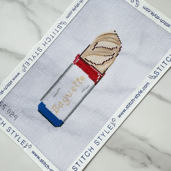 Baguette SSAE029: 1.8" x 5.5" on 18 count Alli Eagan Designs
