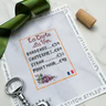 French Wine List Needlepoint Canvas Alli Eagan Designs