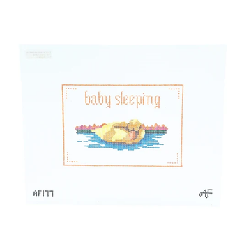 Baby Duck Sleeping 5" x 7"	14 Mesh AF177 Anne Fisher Needlepoint, llc