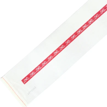 Bow Wrap Bracelet AFNN03: Red with White Bow18 Mesh  Anne Fisher Needlepoint, llc
