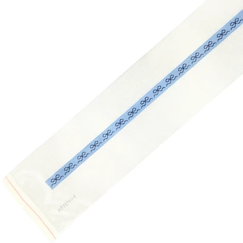 Bow Wrap Bracelet AFNN04: Light blue with Navy Bow 18 Mesh  Anne Fisher Needlepoint, llc