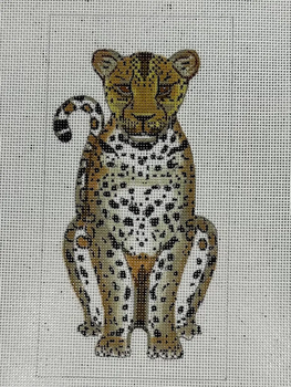 AT118 Leopard Eyeglass case 3 1/2 x 7 18 Mesh Anne Thomsen