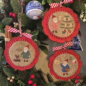 Gnome Place Like Home For The Holidays by Cosford Rise Stitchery 26-2839