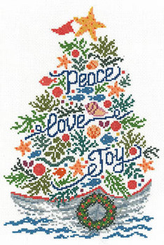 Seaside Christmas Tree 105w x 157h by Imaginating 26-2907