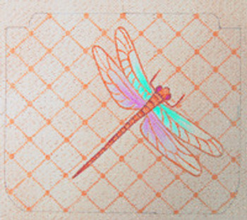 PR005 Dragonfly on Glitter 7x6,18g PURSE Trubey Designs