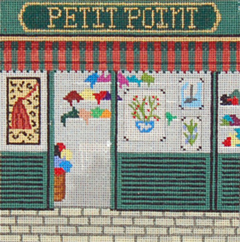 SF013 NeedlepointShop 6 x 6, 18 Mesh Trubey Designs