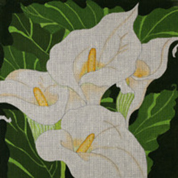 ED-926 Dede's Needleworks Giant Calla Lilies 14 x 14, 13g
