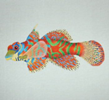 ED-18067 Dede's Needleworks Mandarin Fish 10 x 15, 13g