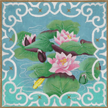 ED-18072E Dede's Needleworks Water Lily 8 x 8, 18g