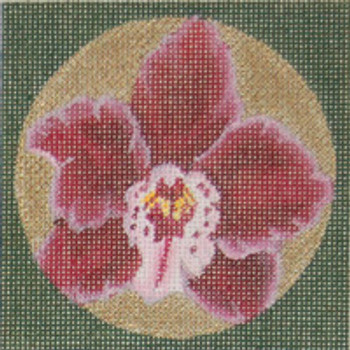 ED-1184B Orchid Burgundy 4 x 4, 18g Dede's Needleworks