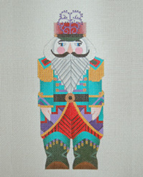 ED-1248B Russian Nutcracker front only, 7 x 4, Front Only 18g Dede's Needleworks