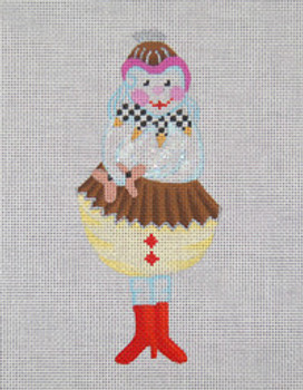 ED-18038 Dede's Needleworks Ornaments  Mr. Cupcake 6 x 3, 18g