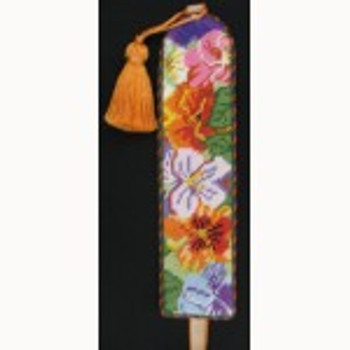 Wg11875 Pansy 1.5 x 6 1/4 18 ct. Whimsy And Grace BOOKMARK  