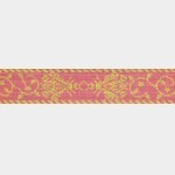 Wg11763 N's Bee Coral & Butter 1 1/2 X 40   18 ct Whimsy And Grace BELT 