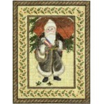 Wg11007 Let It Snow Santa 10 1/2X12 1/4 13 ct. Whimsy And Grace CHRISTMAS 