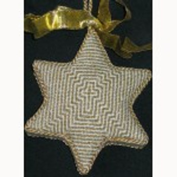 Wg11426B The Promise Star - Gold 5"   18 ct Whimsy And Grace ORNAMENT 