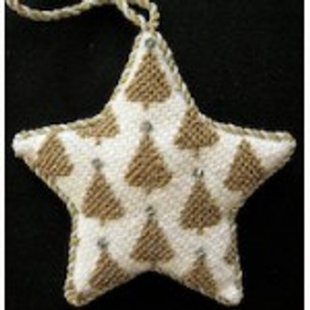 Wg11431-13 Marlee's Star 13 count 6"   13 ct With Crystals Whimsy And Grace ORNAMENT 