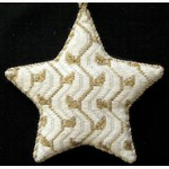 Wg11434 Davis's Star 5"   18 ct Whimsy And Grace ORNAMENT 