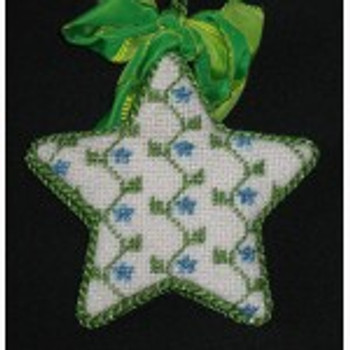 Wg11432-13 Sabrina's Star 13 count 6" With Crystals Whimsy And Grace ORNAMENT 