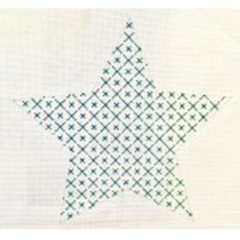 Wg11835-13 Mara's TT Star - teal 10" 13 ct With beads and crystals Whimsy And Grace TREE TOPPER STAR 