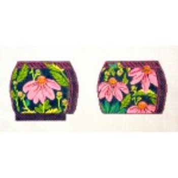 Wg12152 Pink Echinacea Coin Purse 5X41/2X3/4 18ct Whimsy And Grace Purse 