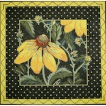 Wg12033 Yellow Echinacea 12X12 13ct Whimsy And Grace