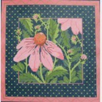 Wg12042 Pink Echinacea 12 X 12   13 ct Whimsy And Grace