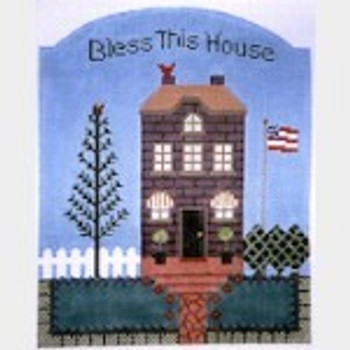 Wg11059 Bless this House 6 1/2x8 1/2  18 ct Whimsy And Grace SAMPLER 