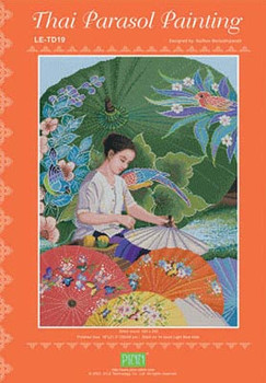 Thai Parasol Paintings by PINN Stitch/Art & Technology Co. 03-2926 