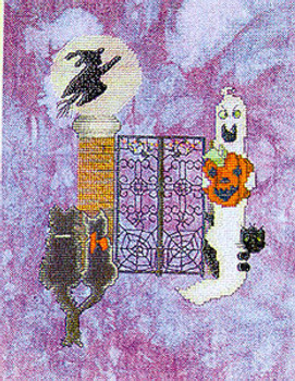 Halloween By The Garden Gate by MarNic Designs 06-1617 