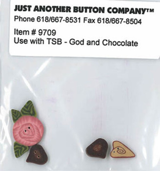 Just Another Button Company God & Chocolate Button Pack (9709)