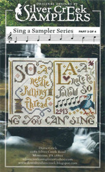 Sing A Sampler 3 383 x 73 Silver Creek Sampler 13-1914