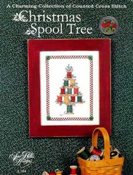 Christmas Spool Tree (w/charms) by Sue Hillis Designs 01-2411 