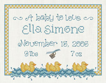 Just Ducky (w/charm) by Sue Hillis Designs 07-1068 