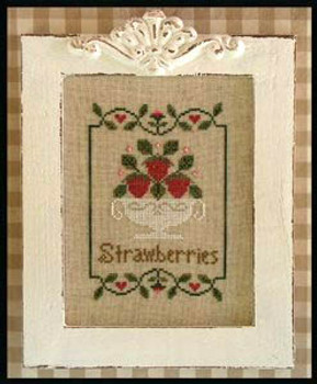 Summer Strawberries by Country Cottage Needleworks 06-2202