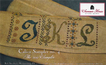 Calico Sampler #4 1- JKL 146 x 54 Summer House Stitche Workes 12-2087