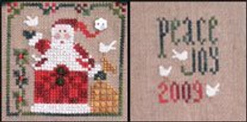 DR129 Drawn Thread (The) Peace & Joy Ornament