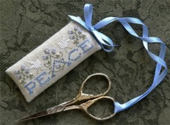 DR163 Drawn Thread (The) Peace Scissors Tag