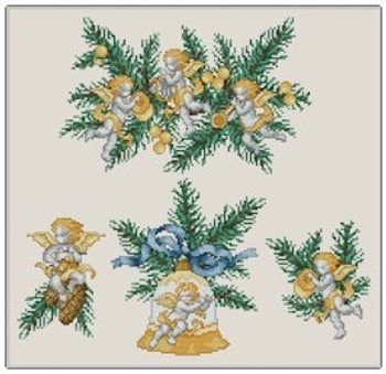 EMS059 Ellen Maurer-Stroh Angel Ornaments