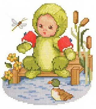 EMB029 Ellen Maurer-Stroh Frog Baby