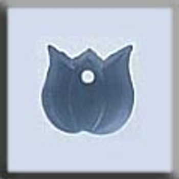 12153 Mill Hill Glass Treasure Very Small Tulip Matte Sapphire