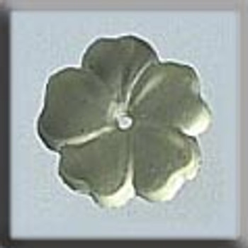 12005 Mill Hill Glass Treasure 5 Petal Flower Matte Jonquil