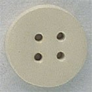 86277 Mill Hill Button Medium White Round; 3/4" x 3/4"