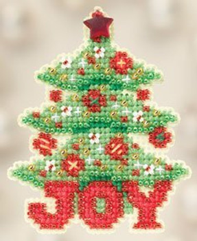 MH182304 Mill Hill Seasonal Ornament Kit Joy Tree (2012)