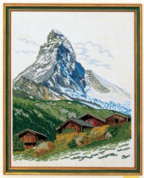 7792913 Eva Rosenstand Kit Matterhorn 16" x 20"; Aida; 14ct